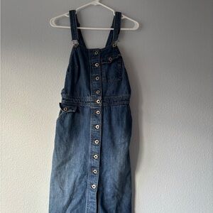 Lucky Brand Blue Denim Overalls